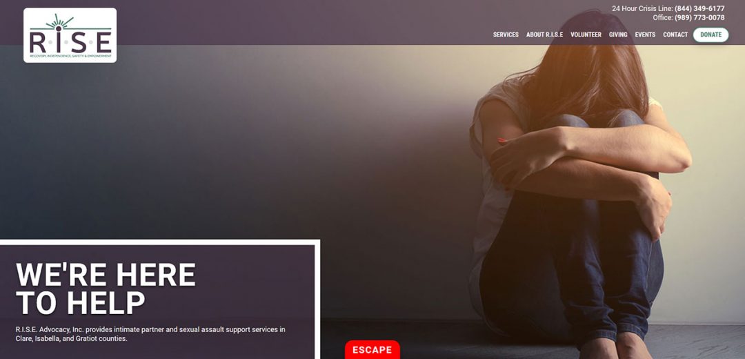 Rise Advocacy website
